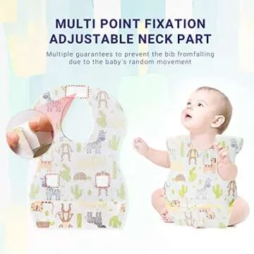 AiQiaoXin 30/60pcs Baby Disposable Bibs-Individually Packaged,Soft, Leak Proof and Convenient, disposable bibs for toddlers (30 PCS Animal pattern)