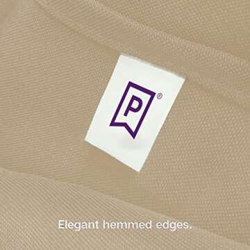 Gee Di Moda Beige Tablecloth for 6 Foot Rectangle Tables