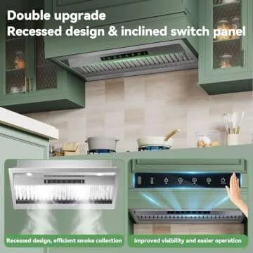 VIKIO HOME 30 Inch Range Hood Insert: Powerful and Stylish
