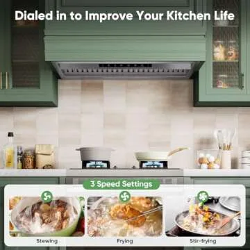 VIKIO HOME 30 Inch Range Hood Insert: Powerful and Stylish