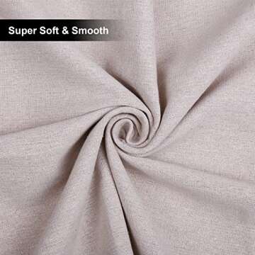 Muslin Fabric 5 Yard Muslin Cloth 63 Inches Wide Textile Unbleached Natural Cotton Fabric Soft and S...