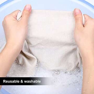 Muslin Fabric 5 Yard Muslin Cloth 63 Inches Wide Textile Unbleached Natural Cotton Fabric Soft and Smooth Embroidery Fabric Reusable and Washable Linen Fabric for Sewing Embroidery Decor DIY Projects