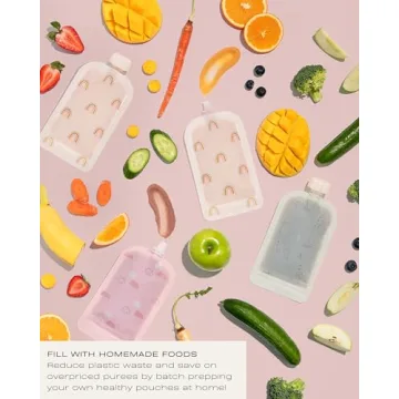 Hippypotamus Baby Food Pouches - Eco-Friendly & Reusable