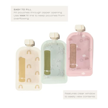 Hippypotamus Baby Food Pouches - Eco-Friendly & Reusable