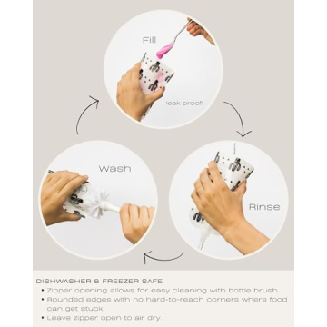 Hippypotamus Baby Food Pouches - Eco-Friendly & Reusable