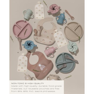 Hippypotamus Baby Food Pouches - Eco-Friendly & Reusable