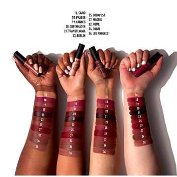 NYX PROFESSIONAL MAKEUP Soft Matte Lip Cream, Lightweight Liquid Lipstick - Los Angeles (Red Brown With Yellow Undertones)