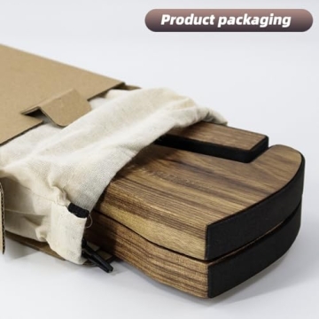 Domofa Foldable Wooden Guitar Stand for All String Instruments