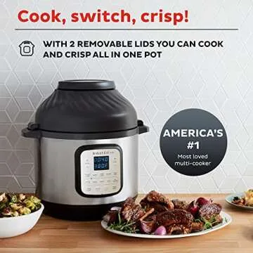 Instant Pot Duo Crisp 11-in-1 Pressure Cooker & Air Fryer 8 Qt