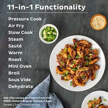 Instant Pot Duo Crisp 11-in-1 Pressure Cooker & Air Fryer 8 Qt