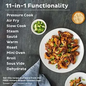 Instant Pot Duo Crisp 11-in-1 Pressure Cooker & Air Fryer 8 Qt