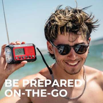 Midland ER40 Emergency Radio with Flashlight Features