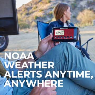 Midland ER40 Emergency Radio with Flashlight Features