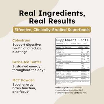 FAVOR Bovine Colostrum Creamer | Keto Friendly Superfood