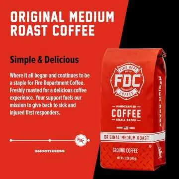 Fire Department Original Medium Roast Coffee - Premium Whole Beans