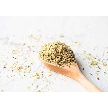 Food to Live Organic Paraguayan Hemp Seeds, 8 Oz Non-GMO Raw Hearts, Hulled, Kosher, Vegan, Bulk. Keto-Friendly. Rich in Omega 3 & 6. Good Source of Protein. Great for Smoothies, Oatmeal, and Salads