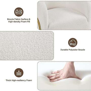 Stylish Ivory Accent Chairs for Cozy Living Spaces