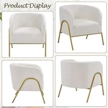 Stylish Ivory Accent Chairs for Cozy Living Spaces