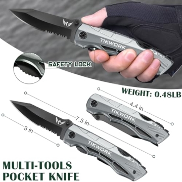 Gifts for Men Multitool Pocket Knife Ideal for Adventurers