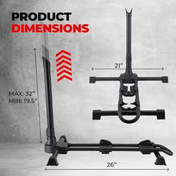 PRO BIKE TOOL Vertical Bike Stand for 29" Bikes