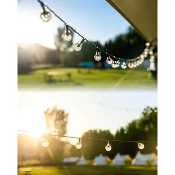 Flechllary Solar String Lights for Outside, Crystal Globe Lights with 8 Modes, Solar String Lights Outdoor Waterproof for Garden Tree Patio Party Christmas Decorations (Warm White)