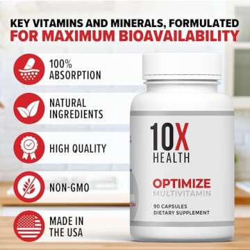 10X Health Methylated Multivitamin - Advanced 34 in 1 Formula