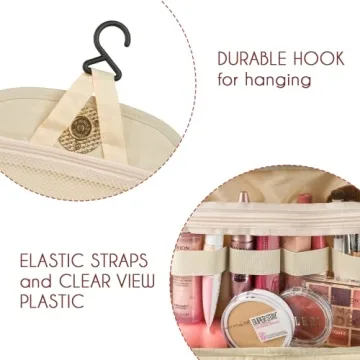 Chandelli Large Hanging Toiletry Bag Travel Cosmetic Organizer