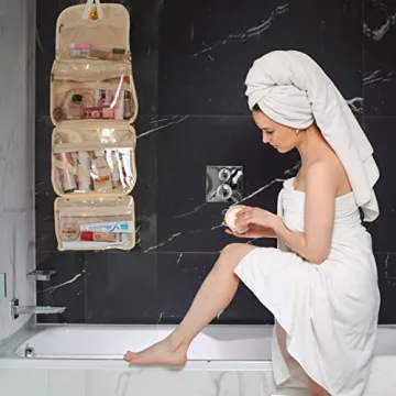 Chandelli Large Hanging Toiletry Bag Travel Cosmetic Organizer