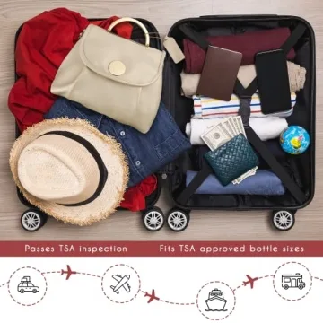 Chandelli Large Hanging Toiletry Bag Travel Cosmetic Organizer