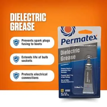 Permatex 81150 Dielectric Tune-Up Grease, 0.33 oz. Tube, Silver