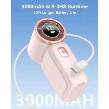 AGEYOU Portable Handheld Mini Fan for Hot Days