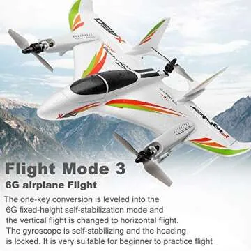 GoolRC WLtoys XK X450 RC Airplane | 6 Channel Brushless Takeoff Plane