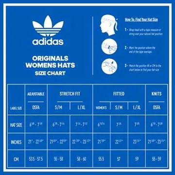 adidas Originals Women's Relaxed Fit Adjustable Strapback Cap, Blue Dawn/White, One Size