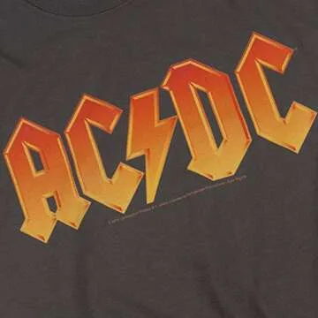 ACDC Logo T-Shirt in Charcoal Grey - Unisex Style