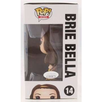 BRIE BELLA SIGNED WWE TOTAL DIVAS FUNKO POP VINYL WRESTLING FIGURE #14 w COA - JSA Certified - Autog...