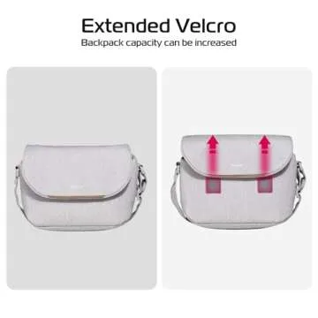 ULANZI Camera Bag, SLR/DSLR Camera Case Professional, Crossbody Photography Small Bag Fashion, Shoulder Bag for Women and Men Compatible for Sony Canon Nikon Mirrorless Camera Waterproof Lightweight