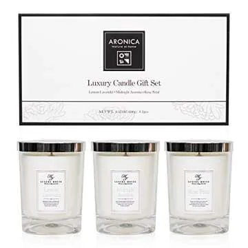 Aronica Secret Santa Gifts for Coworker, Luxury Scripture Candles for Women Sets, Bride Candle Gift ...