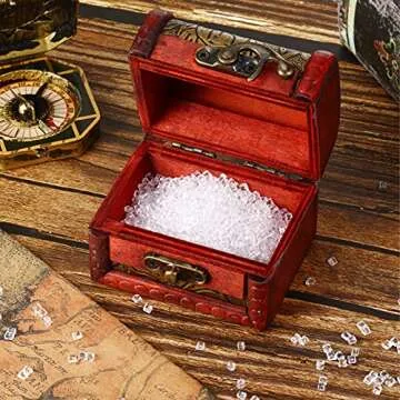 Waydress Fakes Miniature Clear Plastic Ice Cubes for Dollhouse Cups Sprinkle Decorations Fake Cake Dessert Beer Drinks Dollhouse Kitchen Food Accessories (100 g)