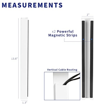 VIVO Magnetic Cable Management Channel for Desks