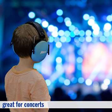 Mack's Double-Up Hearing Protection Kids Earmuffs with Earplugs – Ear Muffs for Noise Reduction for Kids Age 2 – 6. NRR 30dB