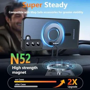 Strong Magnetic Galaxy S21 Case - Durable & Sleek Protection