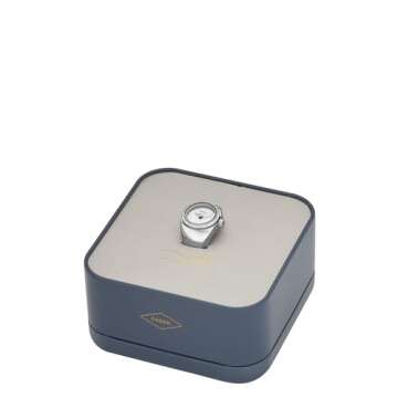 Fossil Women's Stylish Silver Watch Ring - Perfect for Any Occasion
