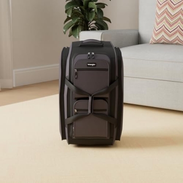 Shop Wrangler 30-Inch Rolling Duffel Bag in Charcoal Color