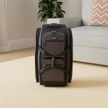 Shop Wrangler 30-Inch Rolling Duffel Bag in Charcoal Color