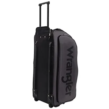 Shop Wrangler 30-Inch Rolling Duffel Bag in Charcoal Color