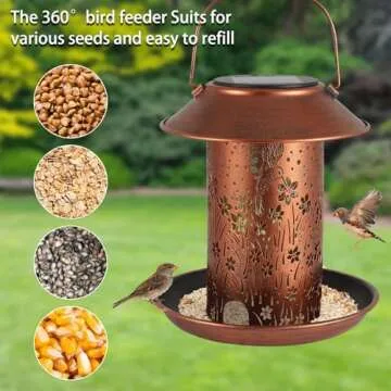 Solar Bird Feeders – Beautiful Metal Lanterns for Your Garden