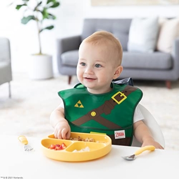 Bumkins SuperBib: Fun Nintendo Feeding Bibs for Toddlers