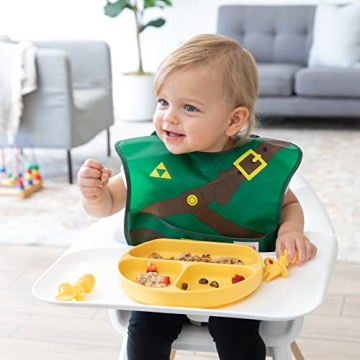 Bumkins SuperBib: Fun Nintendo Feeding Bibs for Toddlers