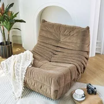 Asukale Bean Bag Sofa Chairs Comfortable Lazy Sofa