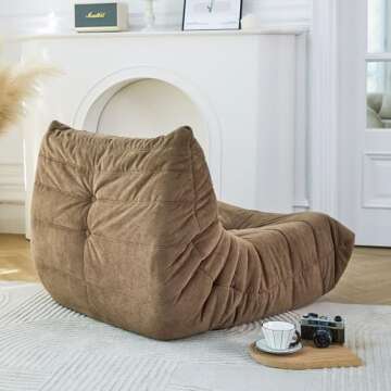 Asukale Bean Bag Sofa Chairs Comfortable Lazy Sofa